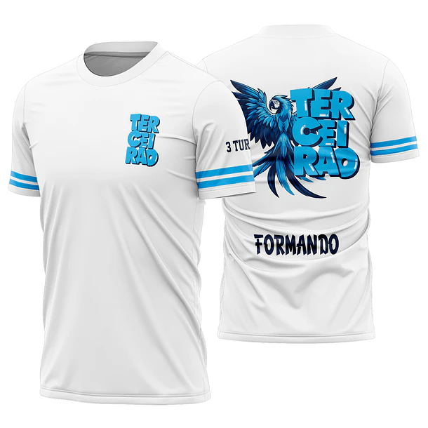 Arte vetor camisa Terceirão Arara Azul Mod-333