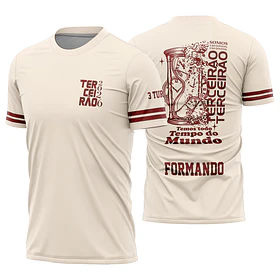 Arte vetor camisa Terceirão Ampulheta Frase Mod-334