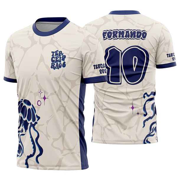Arte vetor camisa Terceirão Agua Viva Mod-338