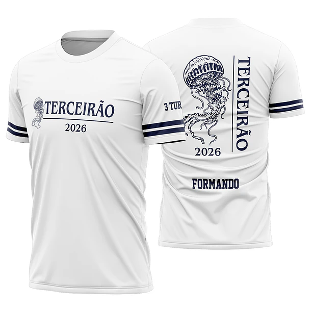 Arte vetor camisa Terceirão Agua Viva Mod-339
