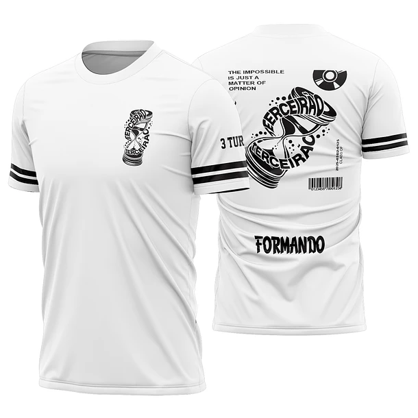 Arte vetor camisa Terceirão Ampulheta Mod-340