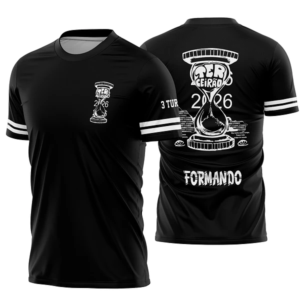 Arte vetor camisa Terceirão Ampulheta Mod-341