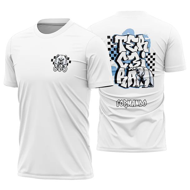 Arte vetor camisa Terceirão Urso Polar Mod-345