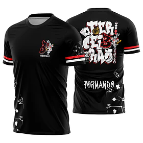 Arte vetor camisa Terceirão Cartas Baralho Mod-347