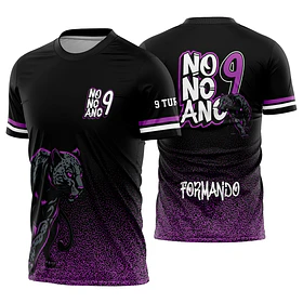 Arte Vetor Camisa Nono Ano Pantera Mod-344