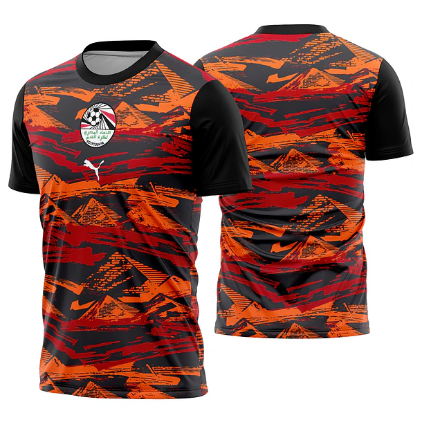 Arte Vetor Camisa Egito Pre-jogo 2026