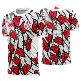 Arte vetor camisa Tunisia Pre-jogo 2026