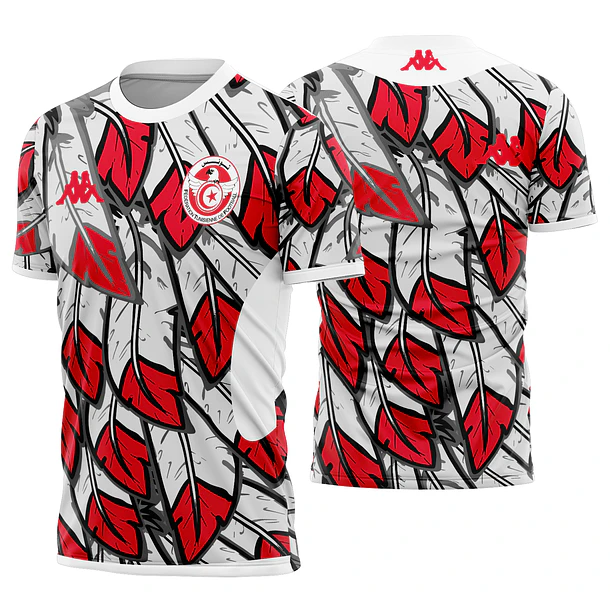 Arte vetor camisa Tunisia Pre-jogo 2026