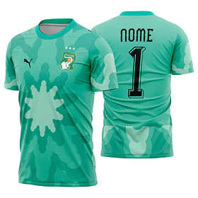 Arte Vetor Camisa Costa De Marfim goleiro 2026