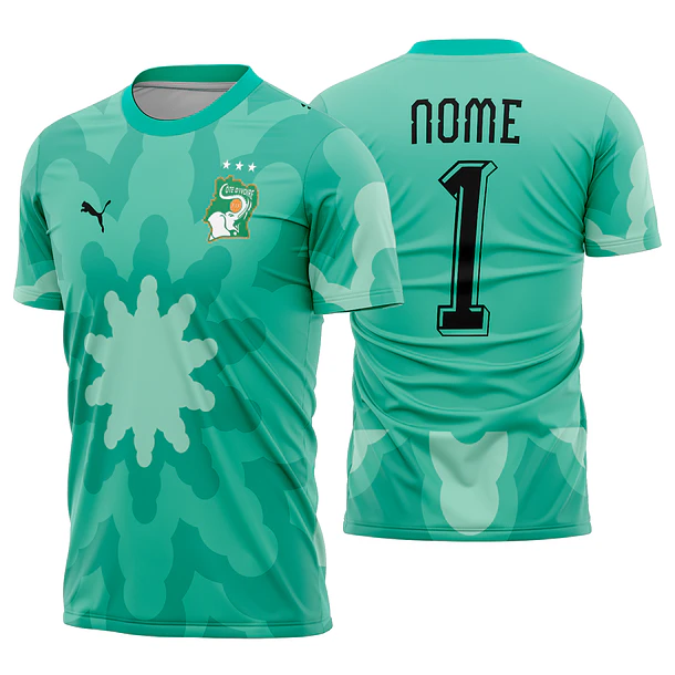 Arte Vetor Camisa Costa De Marfim goleiro 2026