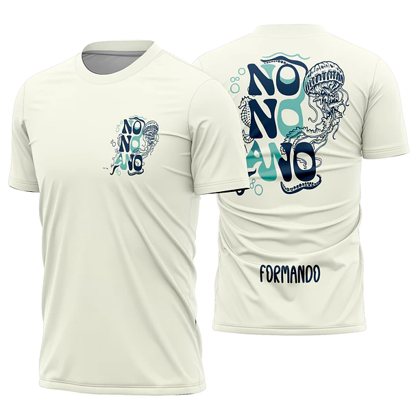 Arte Vetor Camisa Nono ano agua viva Mod-345