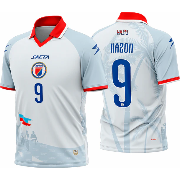 Arte Vetor Camisa Haiti Reserva 2026-28