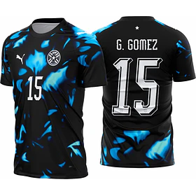 Arte Vetor Camisa Paraguai Reserva 2026-28