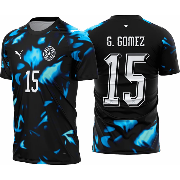 Arte Vetor Camisa Paraguai Reserva 2026-28
