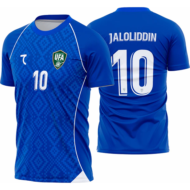 Arte vetor camisa Uzbequistão Titular 2026-28