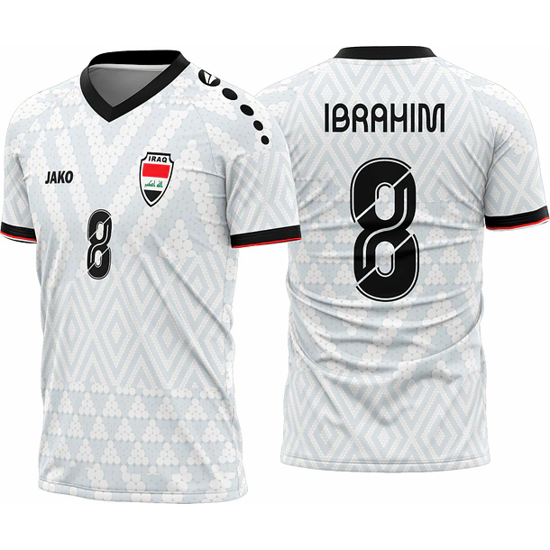 Arte Vetor Camisa Iraque Titular 2026-28
