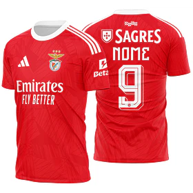 Arte vetor camisa Benfica Home 2026-2027