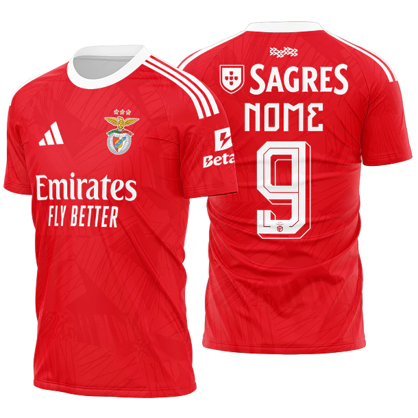Arte vetor camisa Benfica Home 2026-2027
