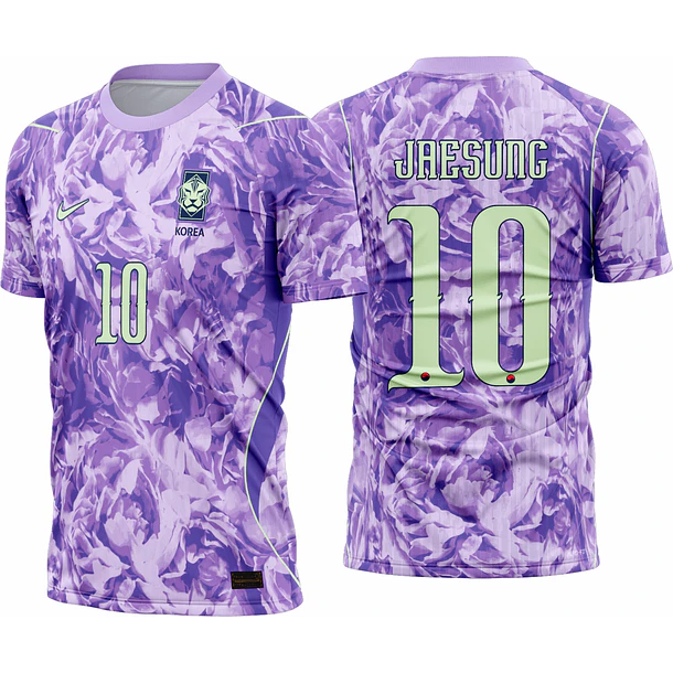 Arte vetor camisa Coreia do Sul Reserva 2026-28