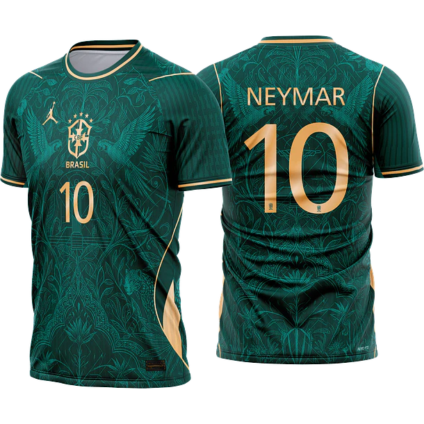 Arte Vetor Camisa Brasil Conceito Verde 2026