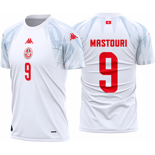Arte Vetor Camisa Tunisia Titular 2026-28