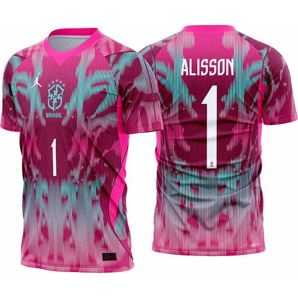 Arte vetor camisa Brasil Goleiro 4 2026-28