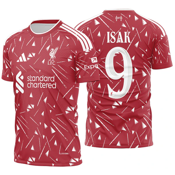 Arte Vetor Camisa Liverpool FC Home 2026-2027