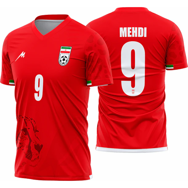 Arte Vetor Camisa Irã Reserva 2026-28 