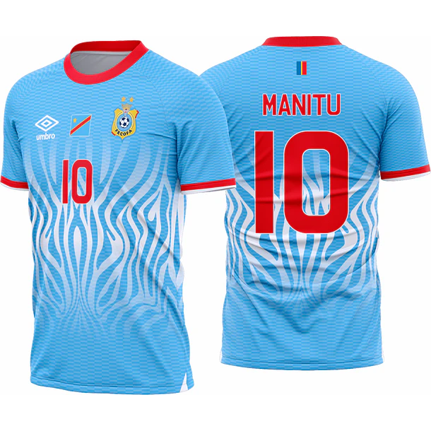 Arte vetor camisa RD Congo Titular 2026-28
