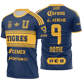 Arte Vetor Camisa Tigres UANL Away 2026-2027