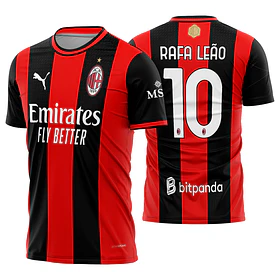  Arte Vetor Camisa AC Milan Home 2026-2027