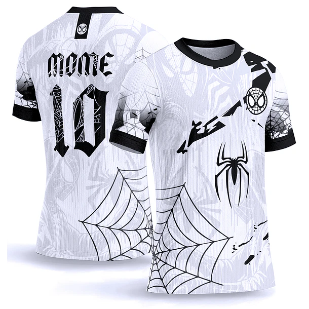 Arte Vetor Camisa Interclasse  Homem Aranha Black grunge 903