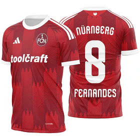 Arte vetor camisa Borussia 1. FC Nürnberg Home 2026-2027