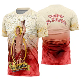 Arte vetor camisa São Sebastião 2025
