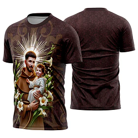 Arte estampa camisa Santo Antônio Mod-1