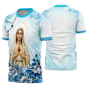 Arte vetor camisa Imaculado Coração de Maria