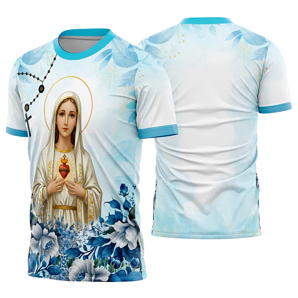 Arte vetor camisa Imaculado Coração de Maria