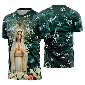 Arte vetor camisa Coraçao de Maria 
