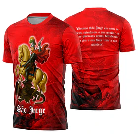 Arte vetor camisa São Jorge