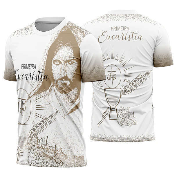 Arte vetor camisa Primera Eucaristía