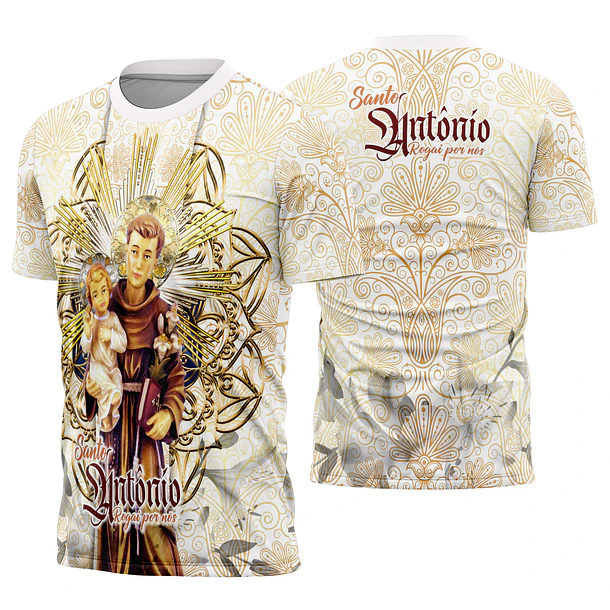 Arte vetor camisa Santo Antônio Mod-3 SBM#SATO-DOR