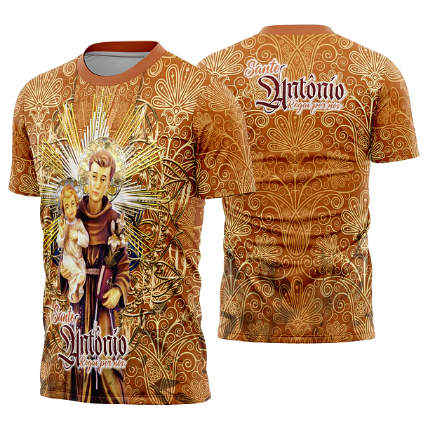 Arte vetor camisa Santo Antônio Mod-4 SBM@SANT-MAR