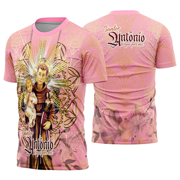 Arte vetor camisa Santo Antônio 5 SBM#SANT-ROS