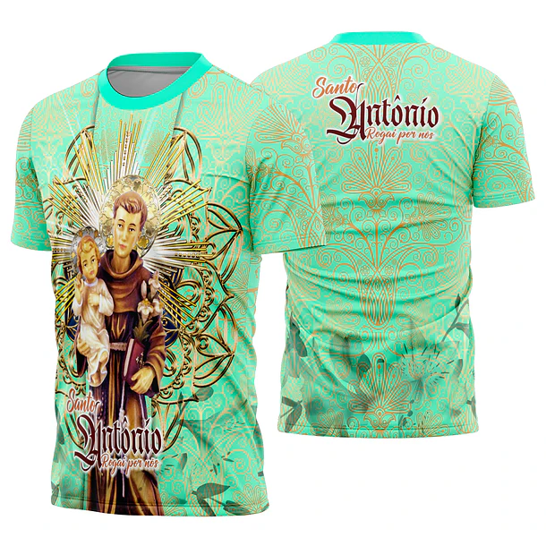 Arte vetor camisa Santo Antônio 6 SBM#SANT-VER