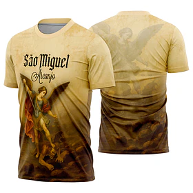 Arte estampa camisa São Miguel Arcanjo 2