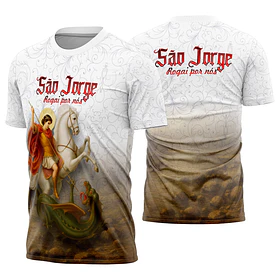 Arte estampa camisa São Jorge Mod-4
