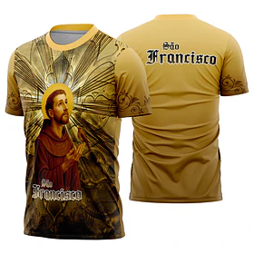 Arte estampa camisa São Francisco Mod-4