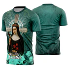 Arte estampa camisa Santa Rita de Cássia 2