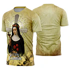 Arte estampa camisa Santa Rita de Cássia 1