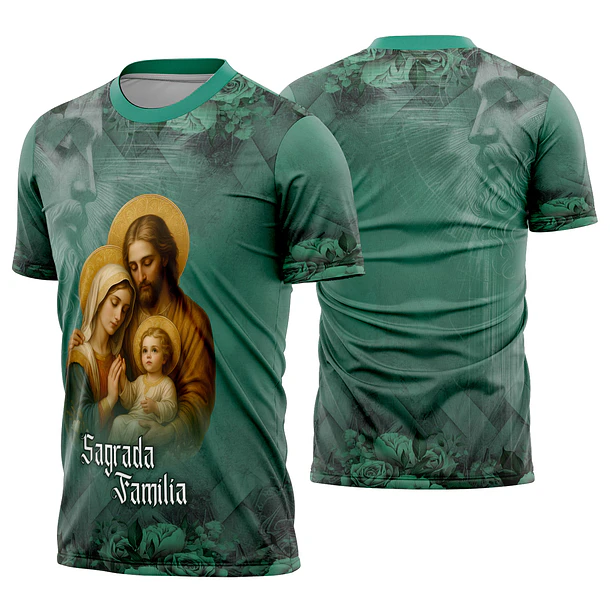 Arte estampa camisa Sagrada Família Mod-1